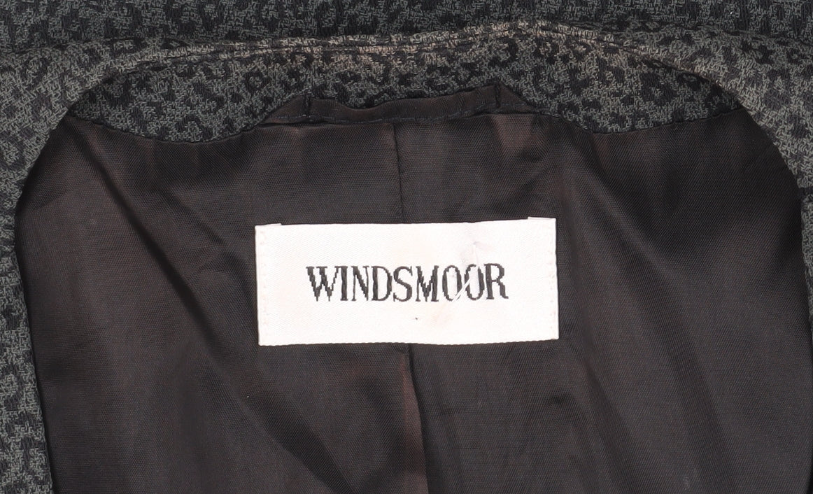 Womens UK Size 18 Windsmoor Green Overcoat