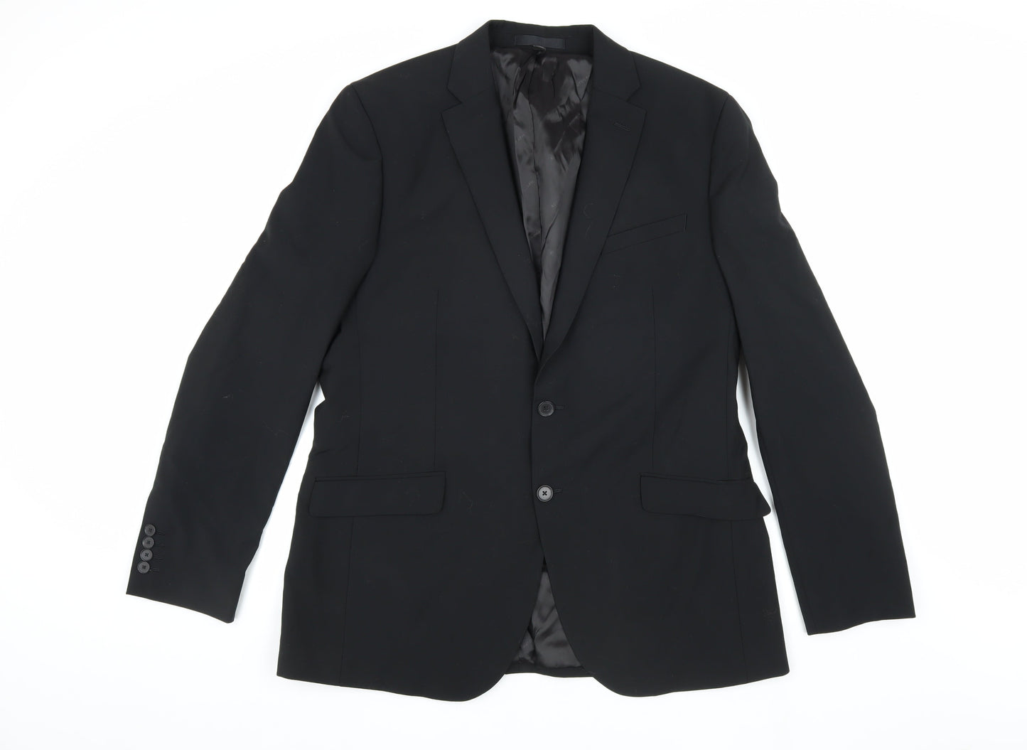 Mens UK Size 42 Marks and Spencer Regular Black Suit Jacket