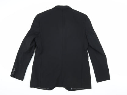 Mens UK Size 42 Marks and Spencer Regular Black Suit Jacket
