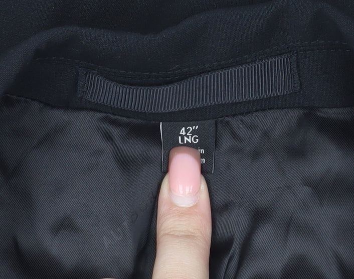 Mens UK Size 42 Marks and Spencer Regular Black Suit Jacket