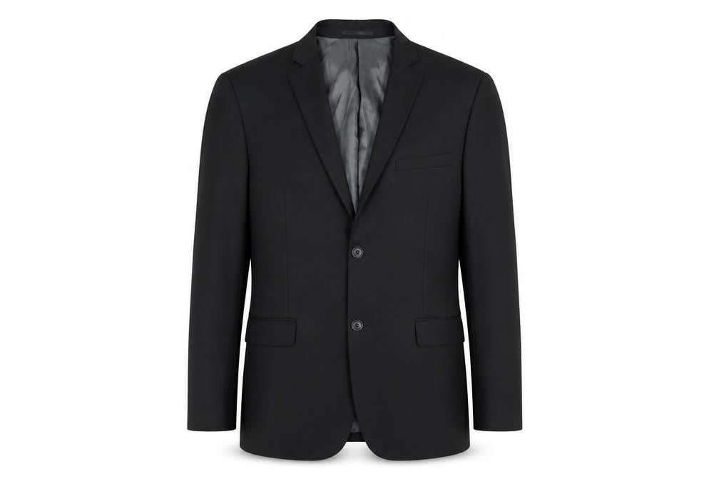 Mens UK Size 40 Topman Regular Black Suit Jacket