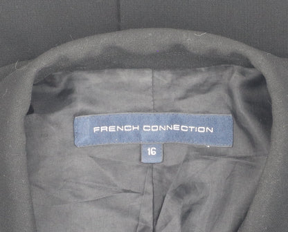 French Connection Women's Black Blazer Size 16