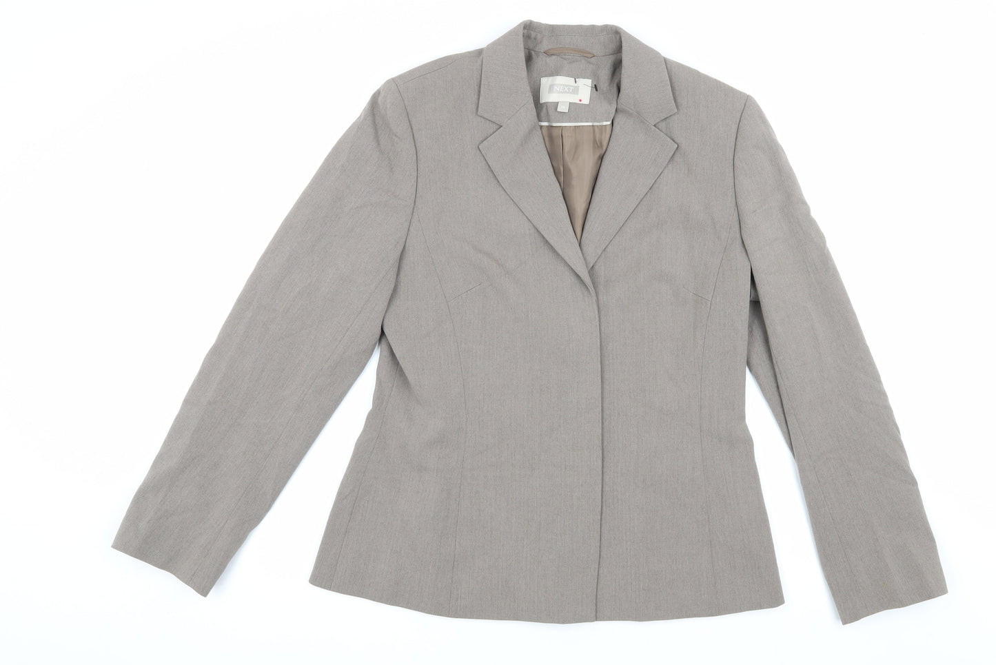 Next Women's Grey Blazer Size 14 Regular Business