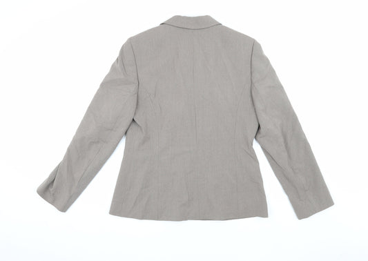 Next Women's Grey Blazer Size 14 Regular Business
