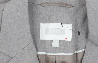 Next Women's Grey Blazer Size 14 Regular Business