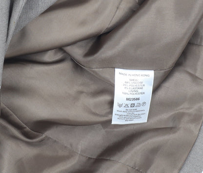 Next Women's Grey Blazer Size 14 Regular Business