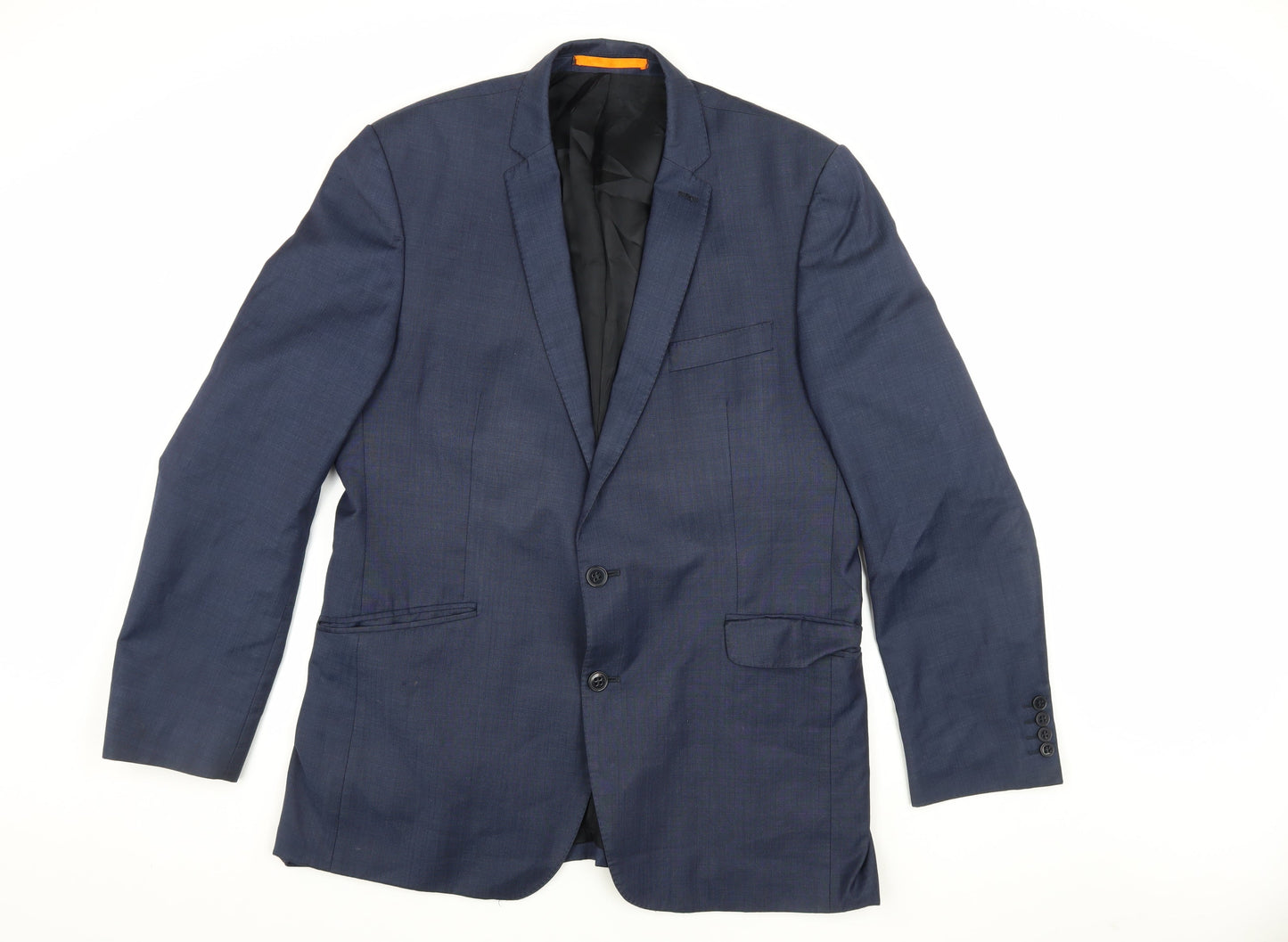 Mens UK Size 44 Ben Sherman Regular Blue Suit Jacket