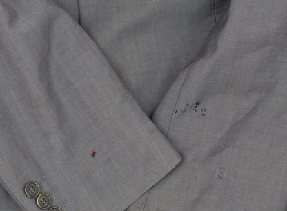 Ted Baker Men's Grey Wool Blazer 40R Business Formal