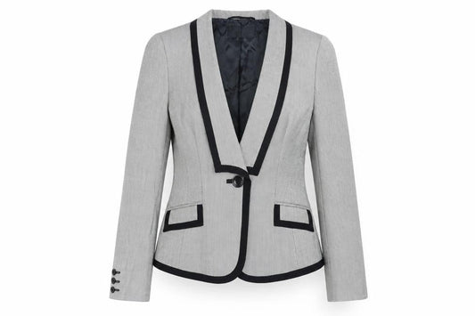 Womens UK Size M Jaeger Regular Grey Blazer