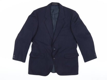 Mens UK Size 42 The Label Regular Blue Suit Jacket