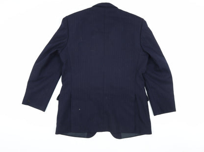 Mens UK Size 42 The Label Regular Blue Suit Jacket