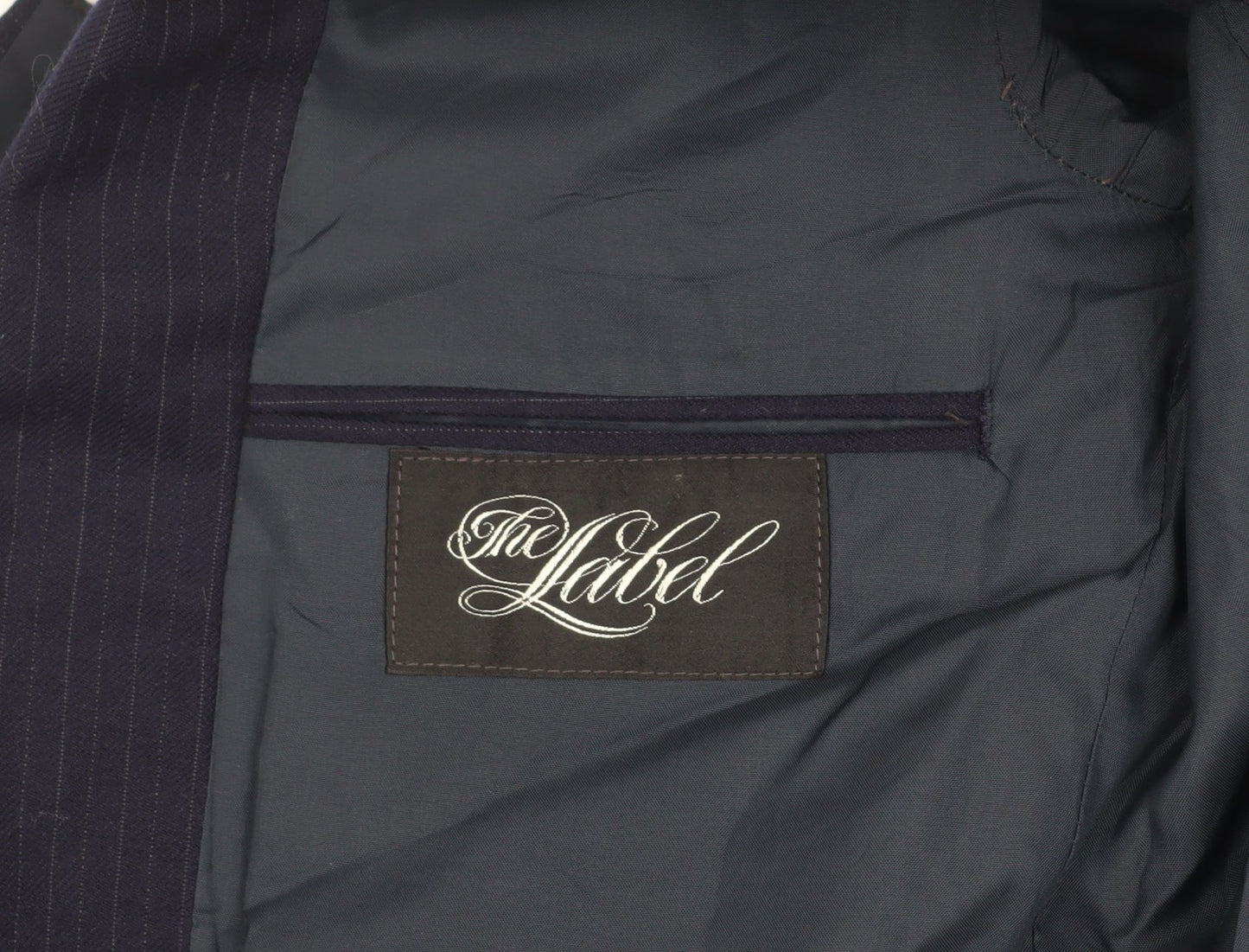 Mens UK Size 42 The Label Regular Blue Suit Jacket