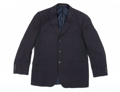 Mens UK Size 42 Marks and Spencer Regular Blue Suit Jacket