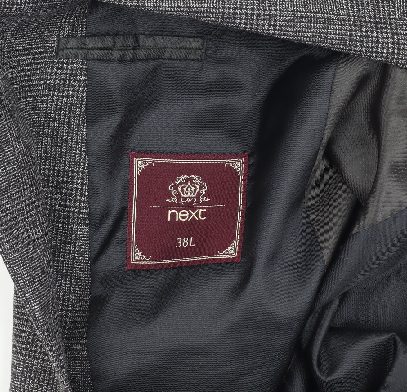 Mens UK Size 38 NEXT Regular Grey Suit Jacket