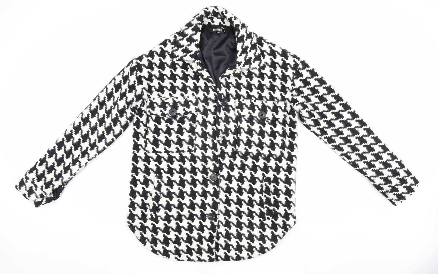 Womens UK Size 6 Missguided Multicoloured Overcoat