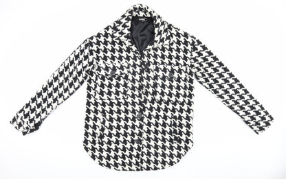 Womens UK Size 6 Missguided Multicoloured Overcoat