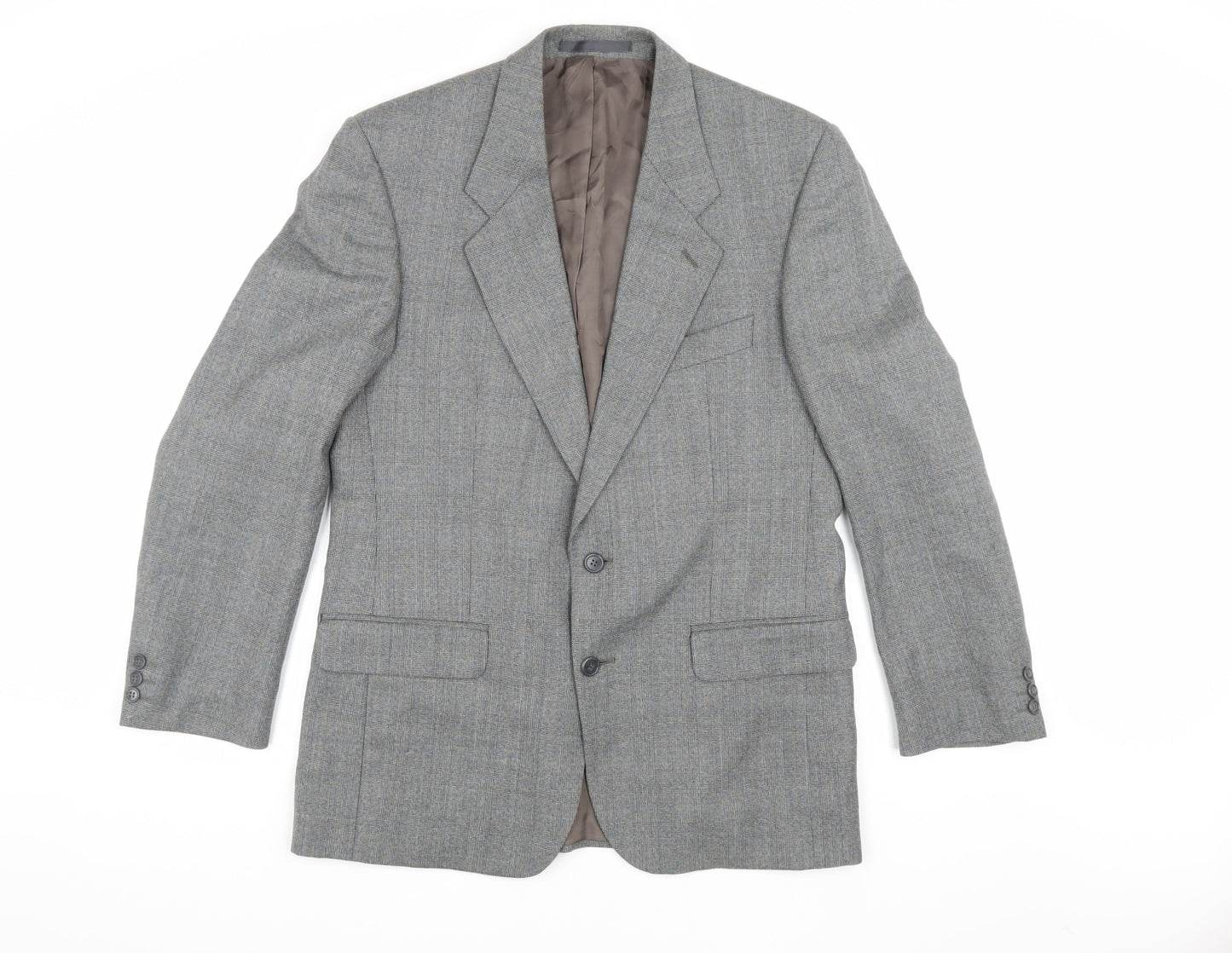 Mens UK Size 40 Label Regular Grey Suit Jacket