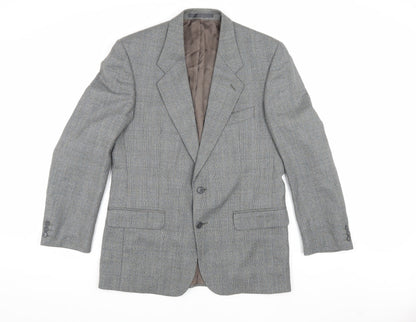 Mens UK Size 40 Label Regular Grey Suit Jacket