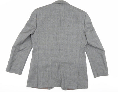 Mens UK Size 40 Label Regular Grey Suit Jacket