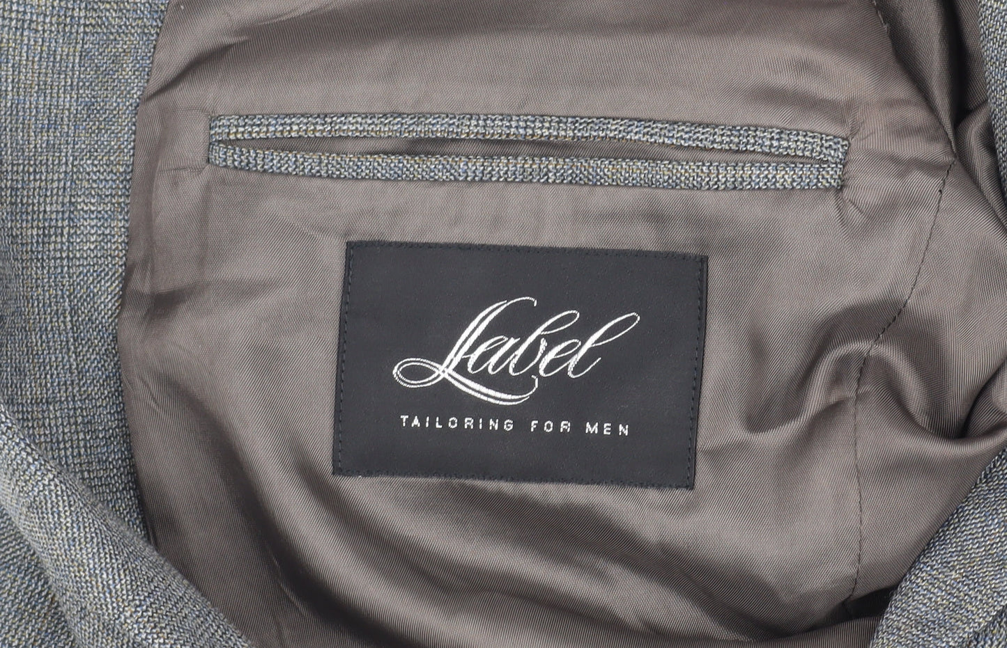 Mens UK Size 40 Label Regular Grey Suit Jacket