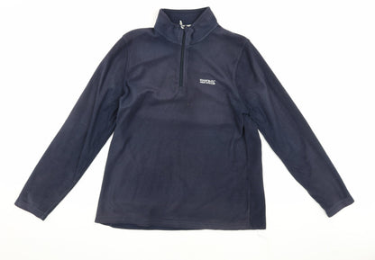 Regatta Unisex Blue Pullover Sweatshirt Size 16 with Zip