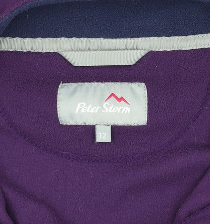 Peter Storm Women's Purple Fleece Sweatshirt Size 12