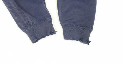 Adidas Men's Blue S Pullover Hoodie with Logo