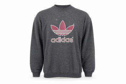 Mens UK Size L adidas Grey Pullover Sweatshirt