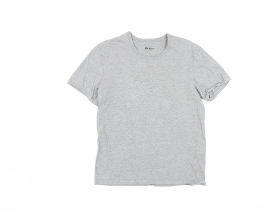 Mens UK Size S HUGO BOSS Grey  T-Shirt
