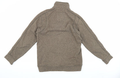 Mantaray Men's Brown Henley Sweatshirt M