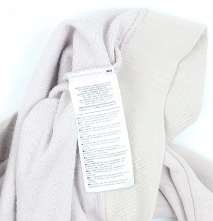 Nike Women's Beige Sweatshirt, Size M, Casual Fit