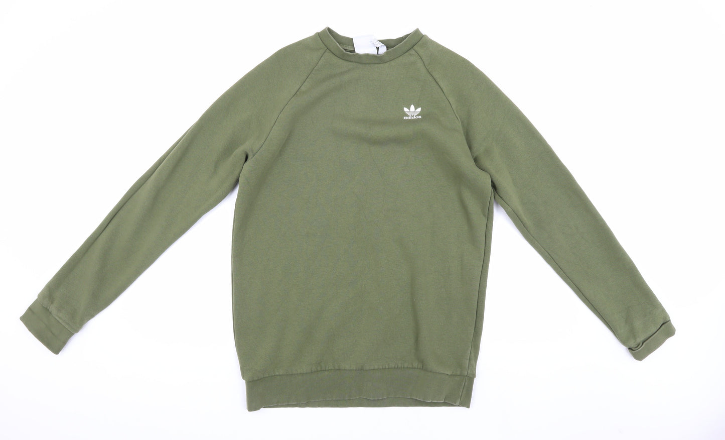 Mens UK Size S adidas Green Pullover Sweatshirt