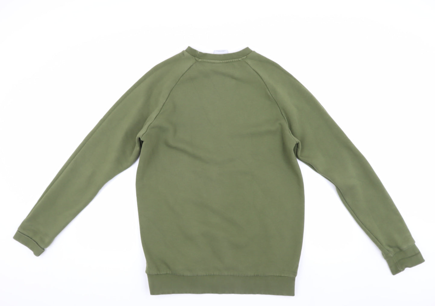 Mens UK Size S adidas Green Pullover Sweatshirt