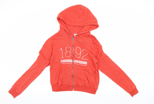Abercrombie & Fitch Women's Red Hoodie Jacket M