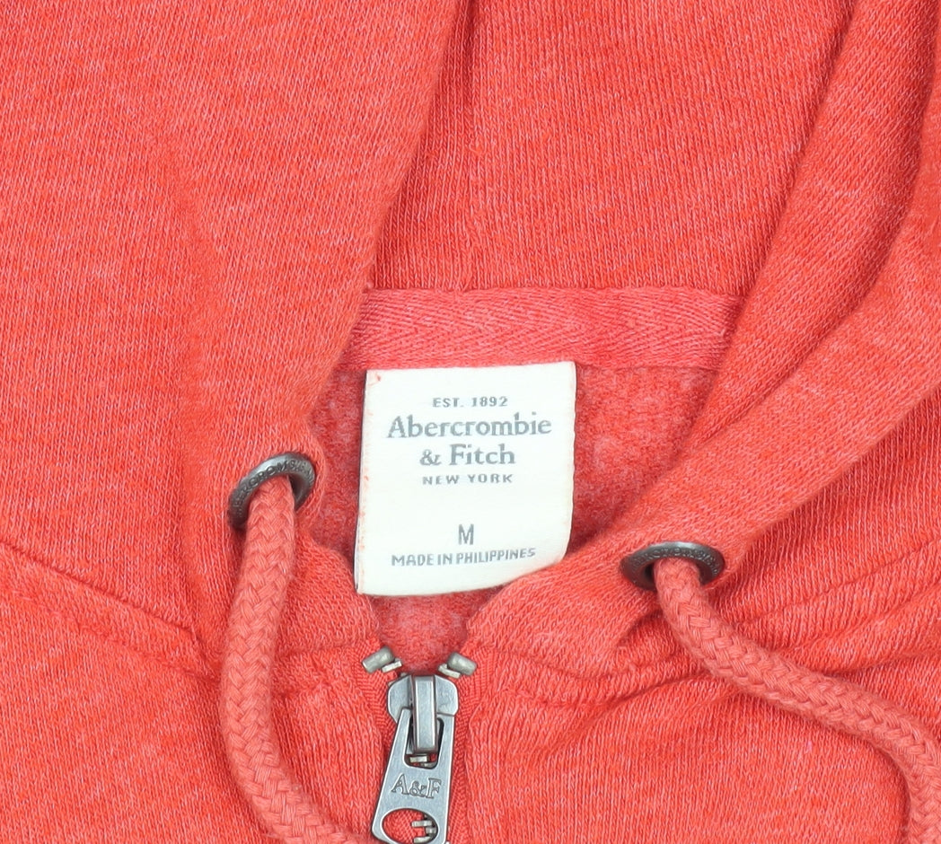Abercrombie & Fitch Women's Red Hoodie Jacket M