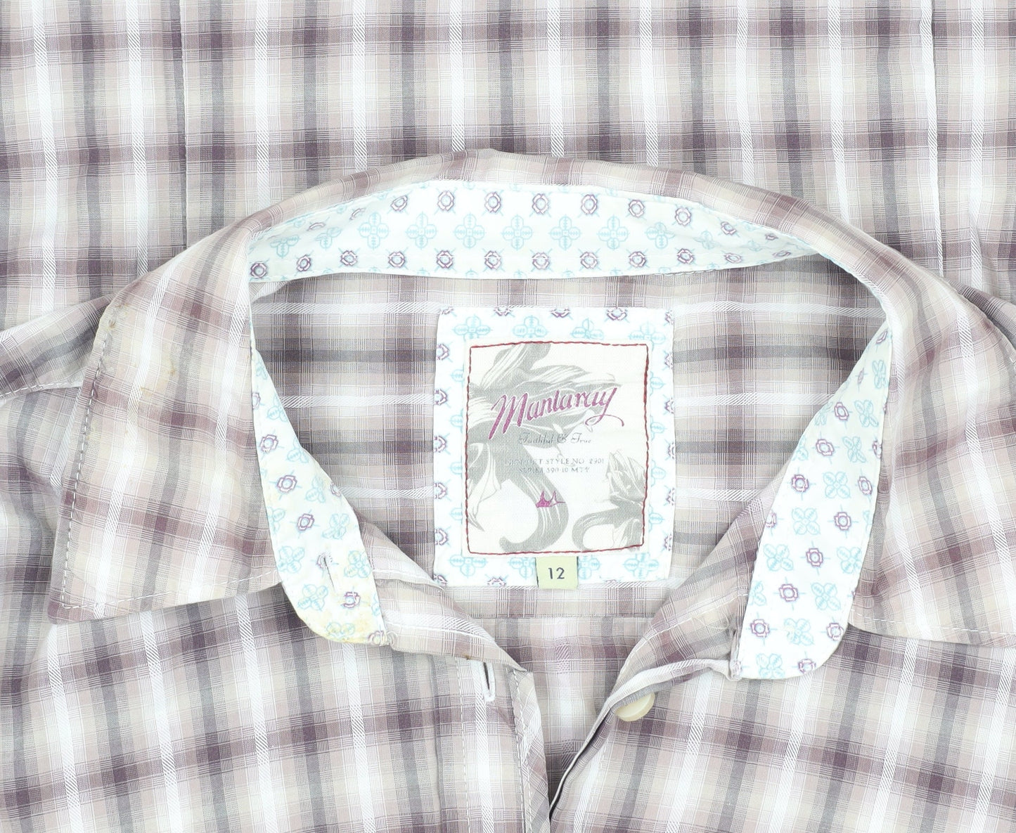 Mantaray Women's Multicoloured Plaid Button-Up Shirt 12