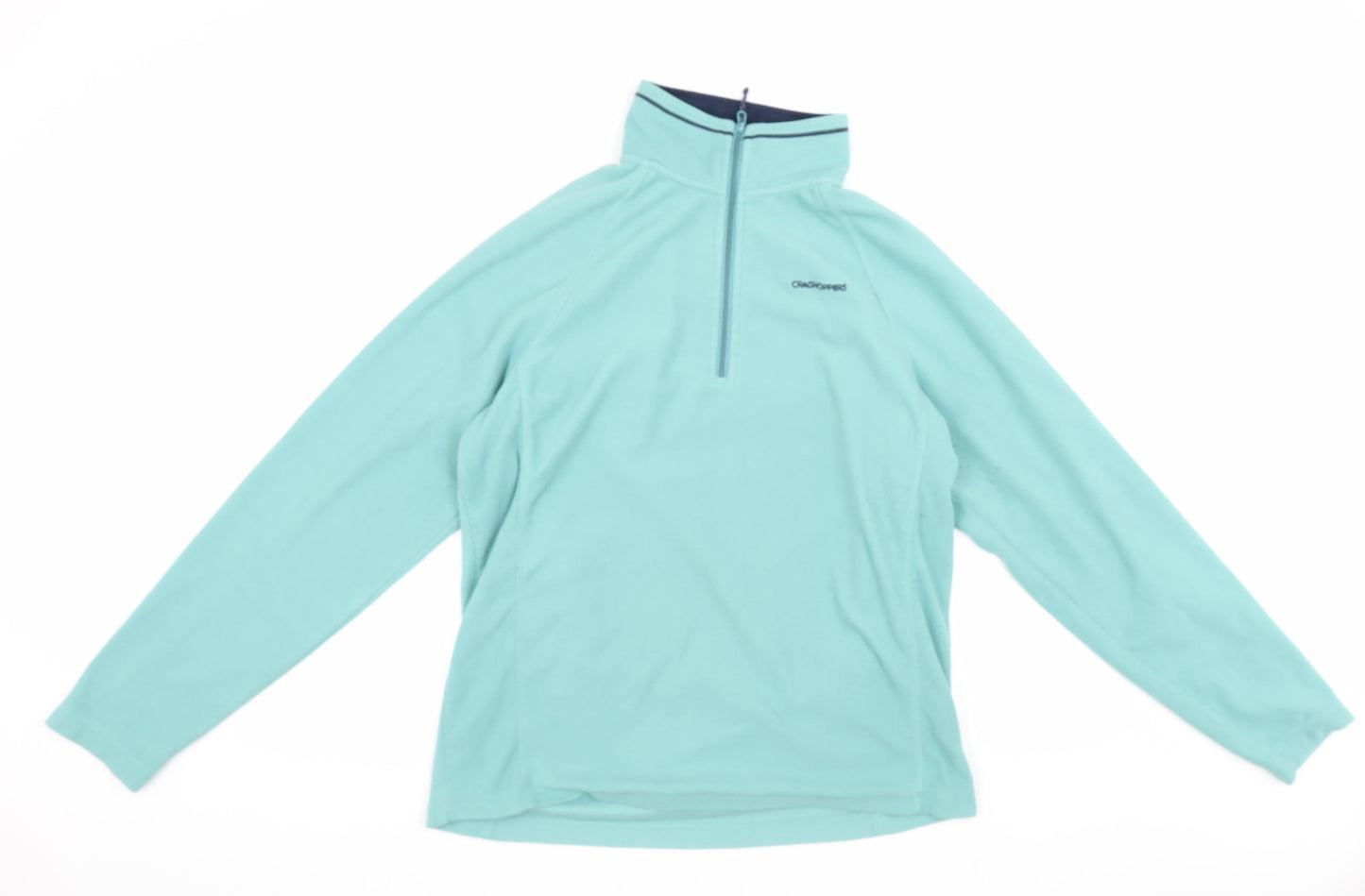 Mens UK Size M Craghoppers Green 1/4 Zip Sweatshirt