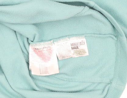 Mens UK Size M Craghoppers Green 1/4 Zip Sweatshirt