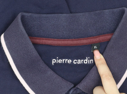 Pierre Cardin Men's Blue Polo Shirt XL