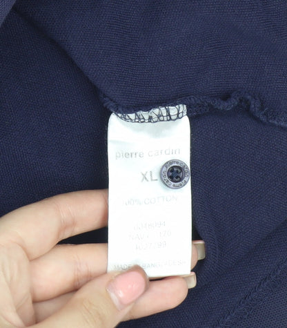 Pierre Cardin Men's Blue Polo Shirt XL