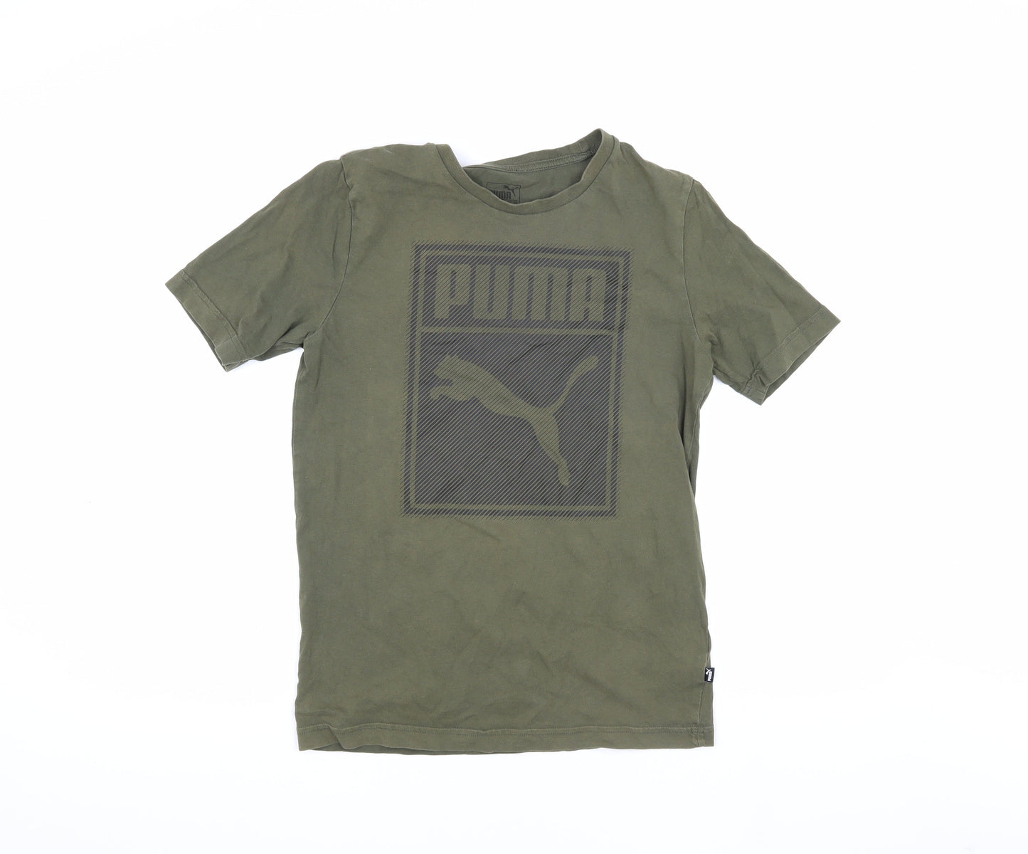 Puma Men's Green XS Graphic Print T-Shirt