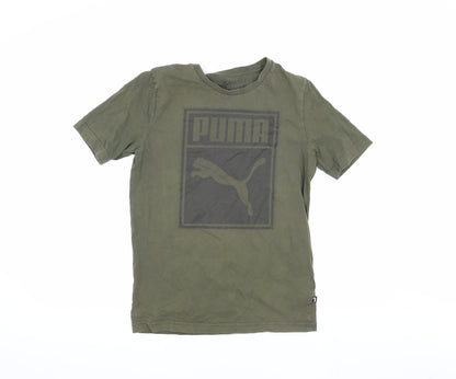 Puma Men's Green XS Graphic Print T-Shirt