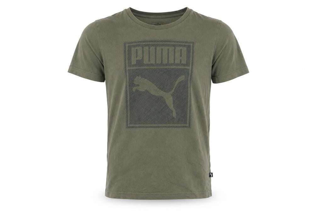 Mens UK Size XS PUMA Green  T-Shirt