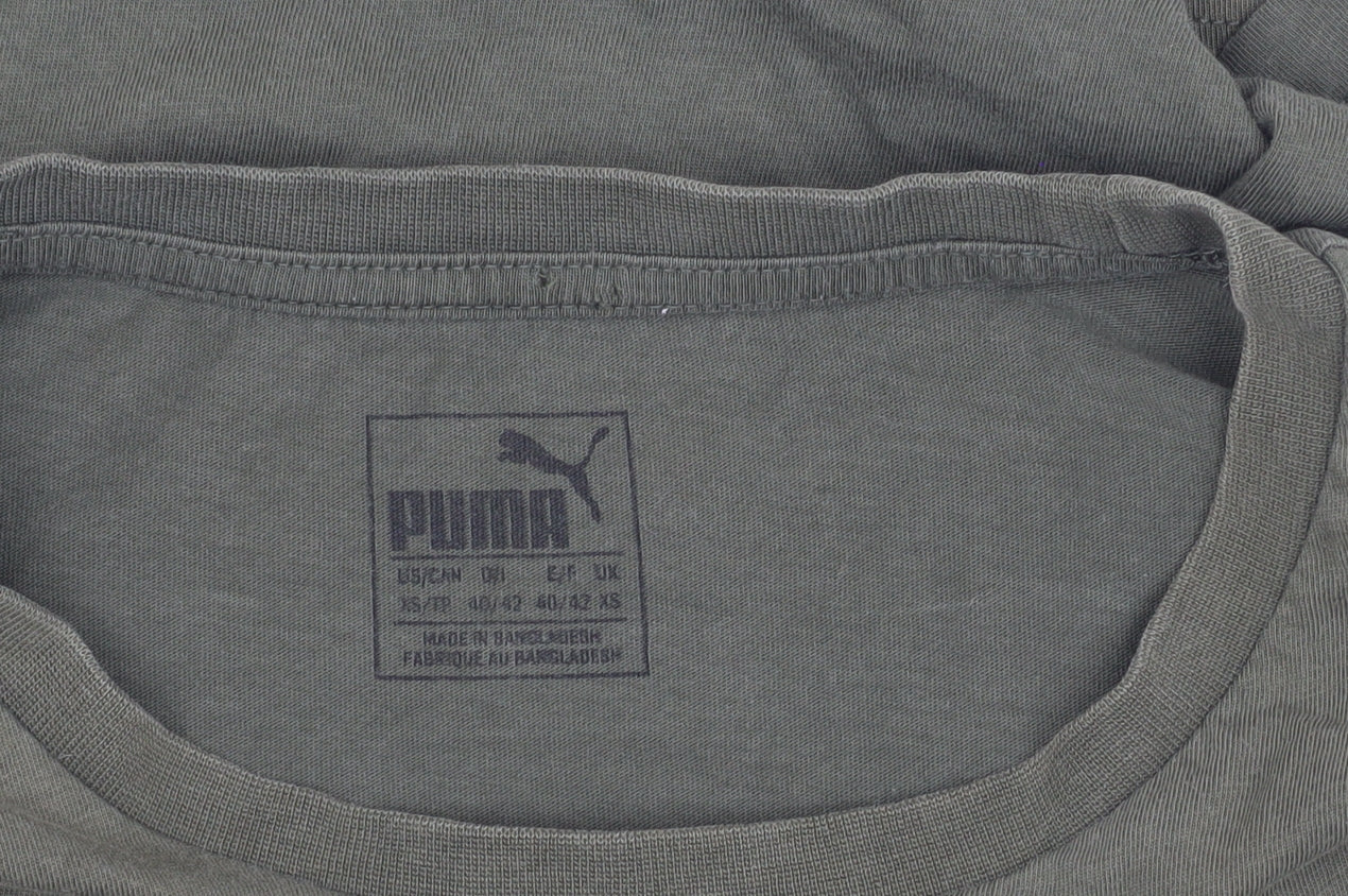 Puma Men's Green XS Graphic Print T-Shirt