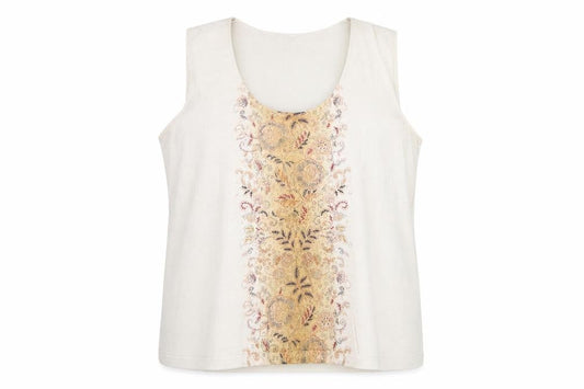 Womens UK Size L Plus Windsmoor Beige  Tank