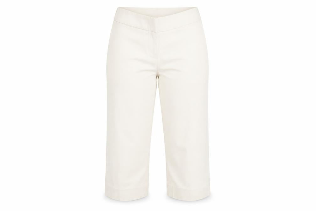 Womens UK Size 12 EAST  Cropped Beige Trousers