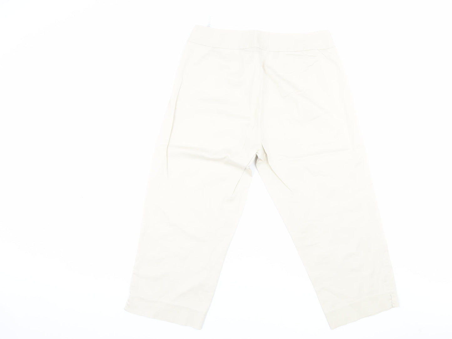 Womens UK Size 12 EAST  Cropped Beige Trousers