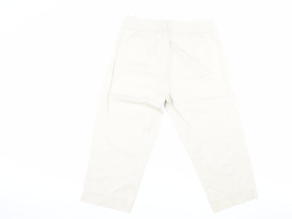 Womens UK Size 12 EAST  Cropped Beige Trousers