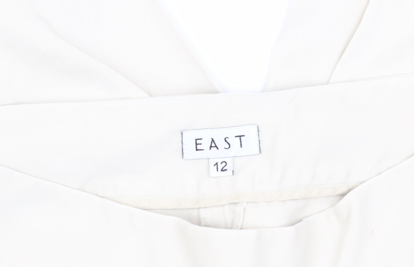 Womens UK Size 12 EAST  Cropped Beige Trousers