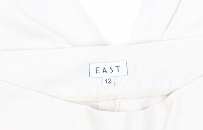 Womens UK Size 12 EAST  Cropped Beige Trousers